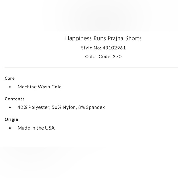 NWOT Free People Movement M/L Happiness Runs Prajna Shorts New - Picture 7 of 7